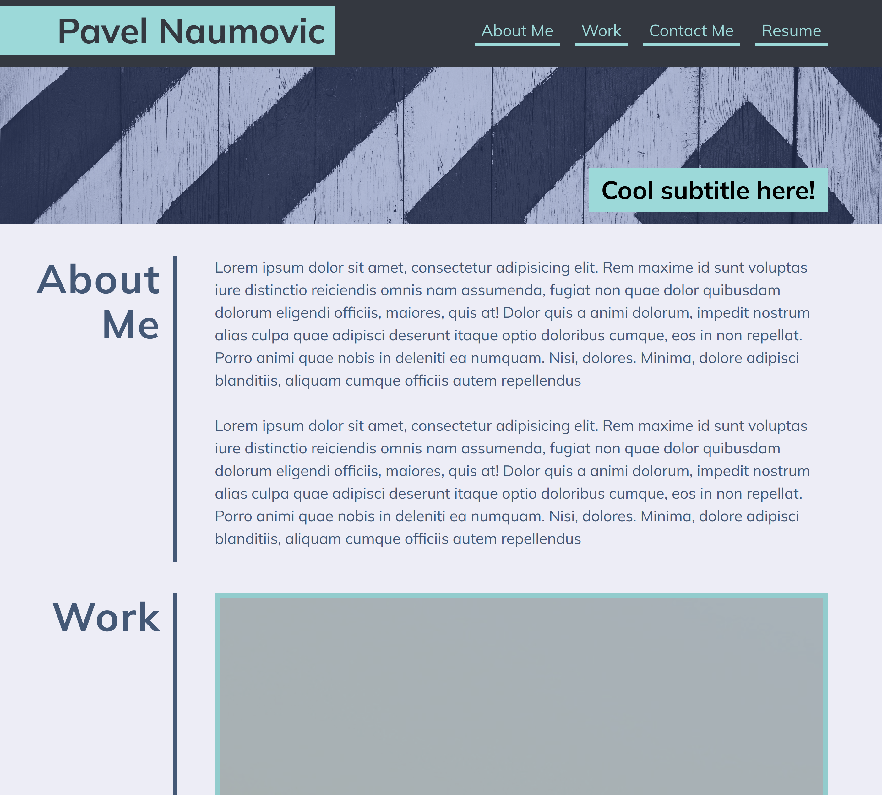 Pavel Naumovic Web Dev